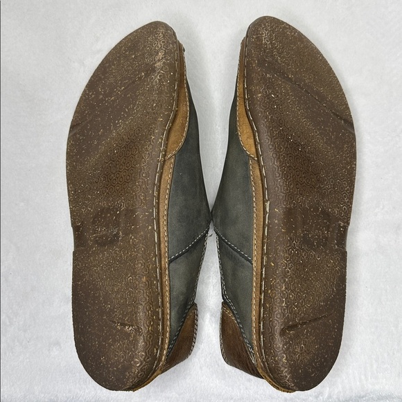 Clarks Men\'s Trapell Gray Leather Loafers Slide-on Mules EU 40 main image 4